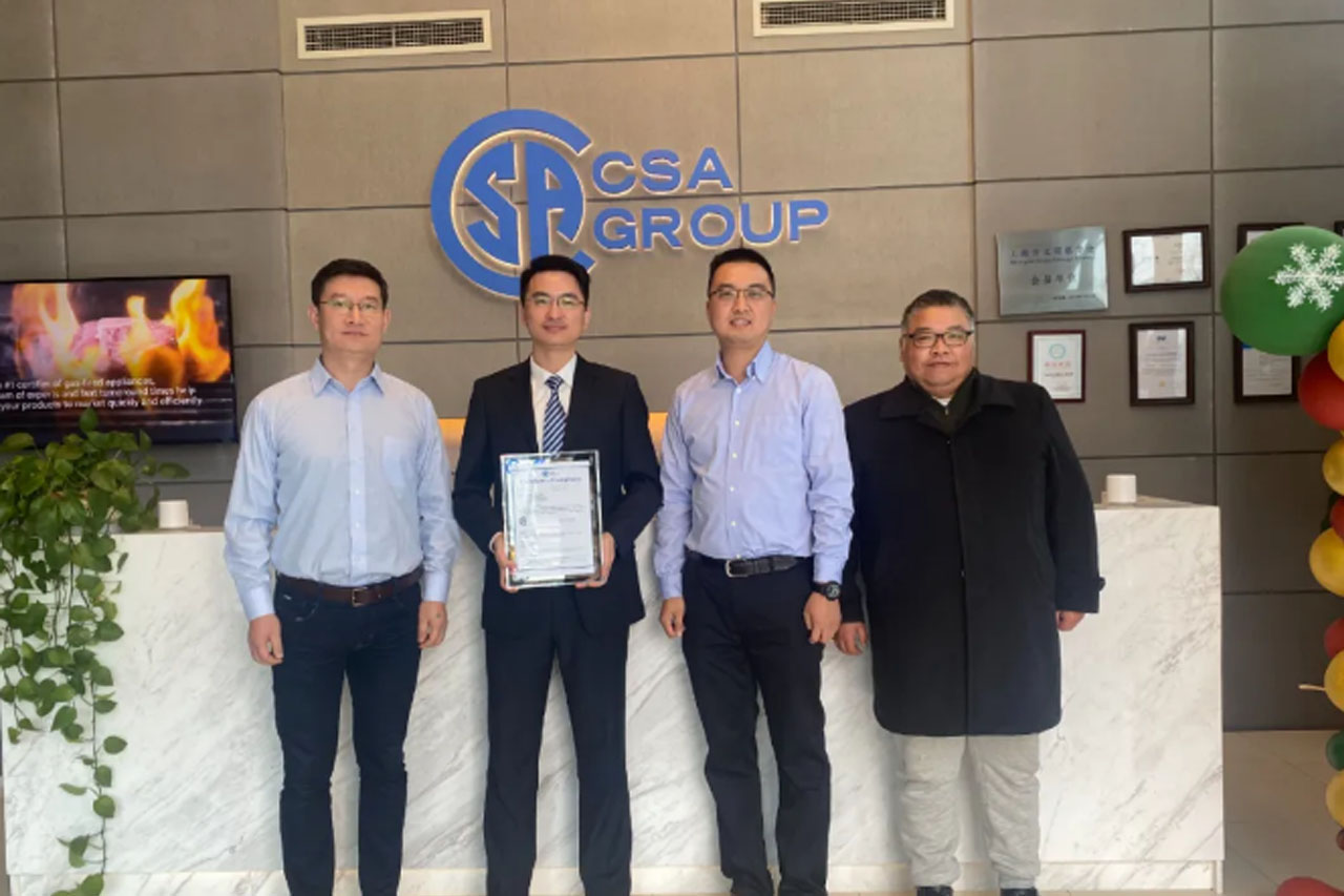 حفل اعتماد في Kunshan Lab التابع لمجموعة CSA