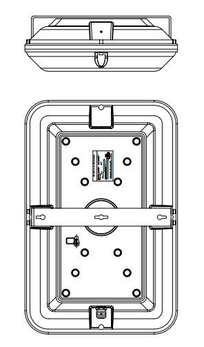 أضواء دليل الانفجار المستطيل