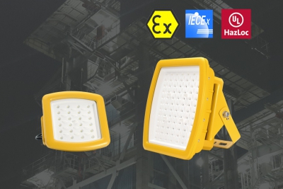 الصمام ضوء الفيضانات واقية من الانفجار