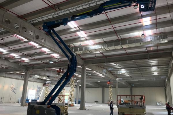 هذا المشروع في تشيلي ، تركيبات الإضاءة LED للمنطقة الخطرة من