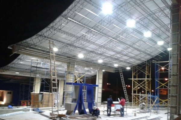 مصابيح LED مقاومة للانفجار لمحطة وقود في بوليفيا